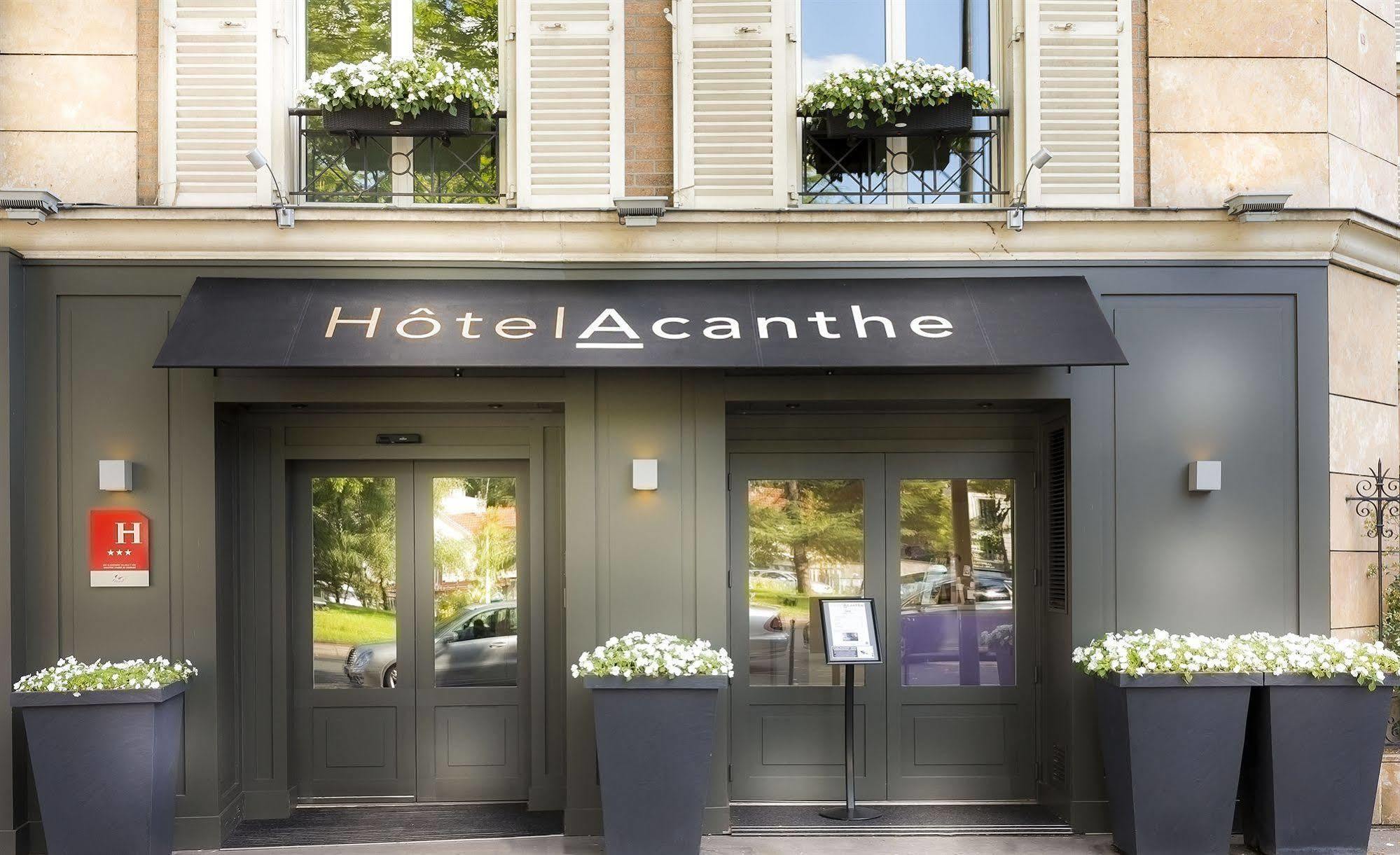 Hotel Acanthe - Boulogne Billancourt Exterior foto